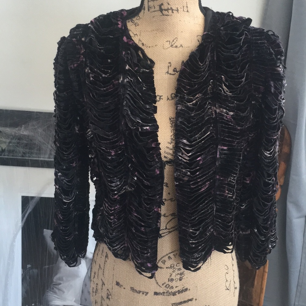Top shop suede fringes jacket 4/8